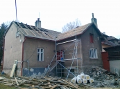 Rekonstrukce střechy RD Kopřivnice